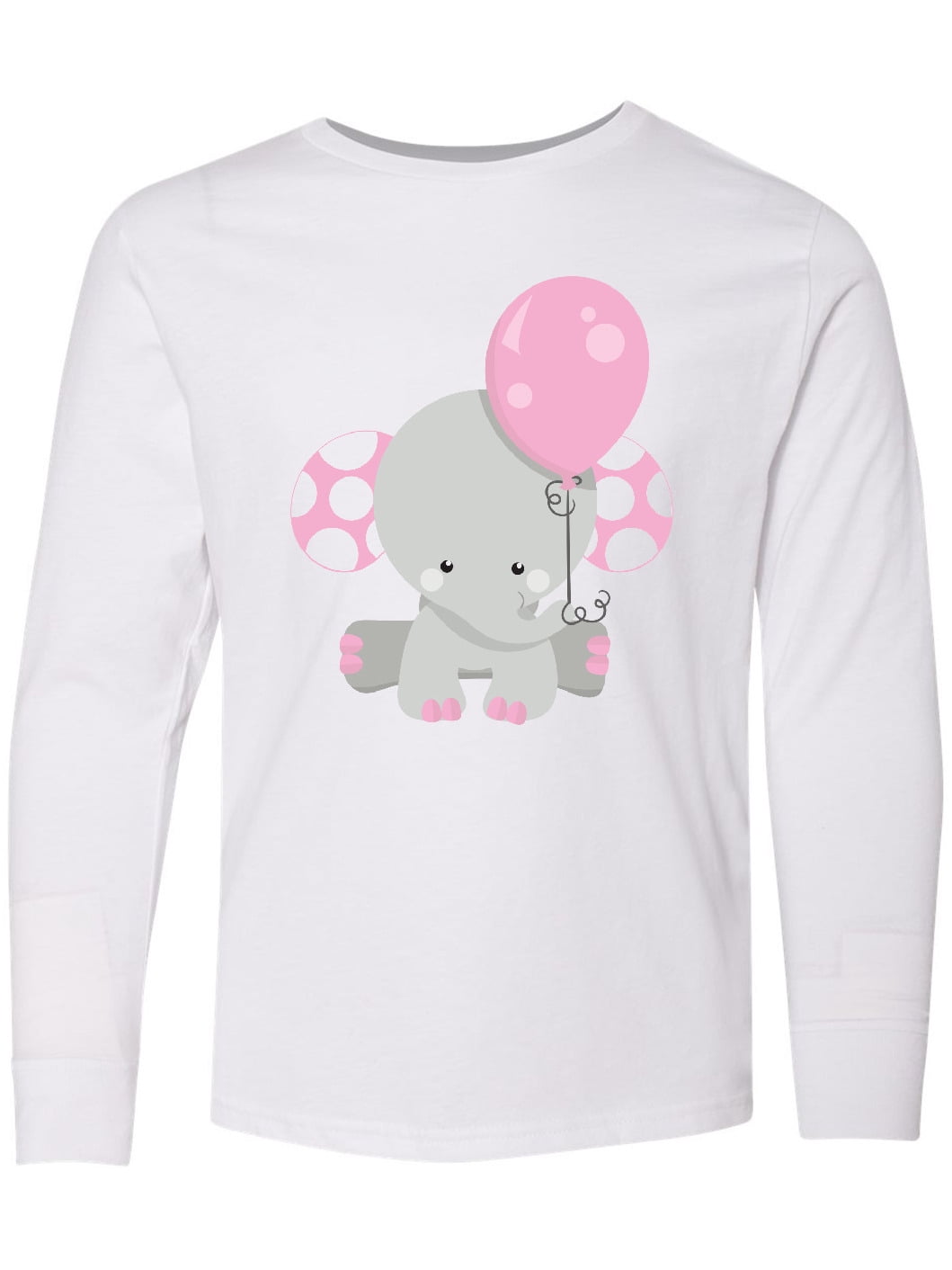 Inktastic Elephant Toddler T-Shirt – Adorable Gray Elephant Design, 100% Cotton, Zoo Animal Lover Tee