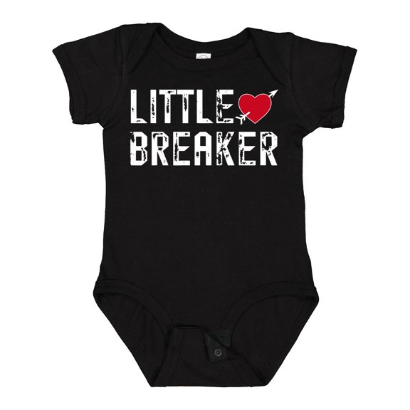 Inktastic Little Heartbreaker with Arrow Boys or Girls Baby Bodysuit