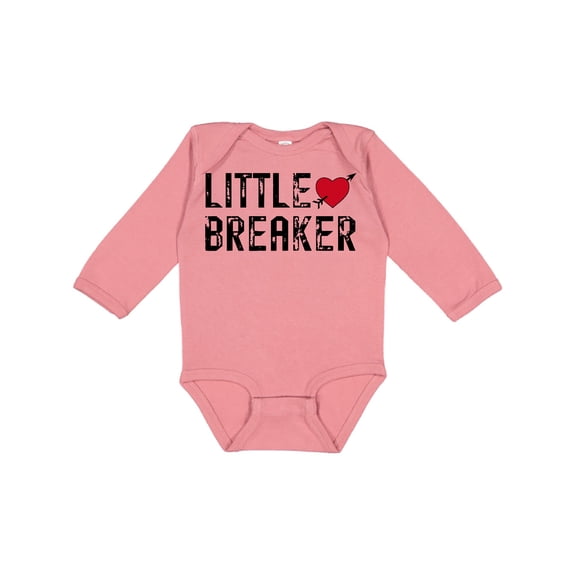 Inktastic Little Heartbreaker with Arrow Boys or Girls Long Sleeve Baby Bodysuit