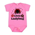 thumbnail image 1 of Inktastic Little Ladybug with Flowers Boys or Girls Baby Bodysuit, 1 of 5