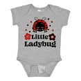 thumbnail image 1 of Inktastic Little Ladybug with Flowers Boys or Girls Baby Bodysuit, 1 of 5