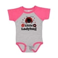 thumbnail image 1 of Inktastic Little Ladybug with Flowers Boys or Girls Baby Bodysuit, 1 of 5