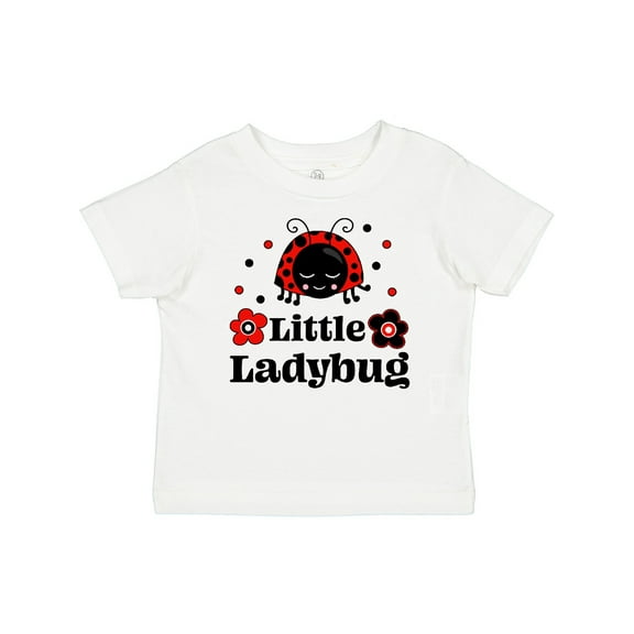 Inktastic Little Ladybug with Flowers Boys or Girls Baby T-Shirt