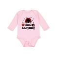 thumbnail image 1 of Inktastic Little Ladybug with Flowers Boys or Girls Long Sleeve Baby Bodysuit, 1 of 5