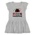 thumbnail image 1 of Inktastic Little Ladybug with Flowers Girls Toddler Dress, 1 of 5