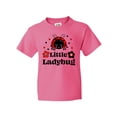 thumbnail image 1 of Inktastic Little Ladybug with Flowers Youth T-Shirt, 1 of 5