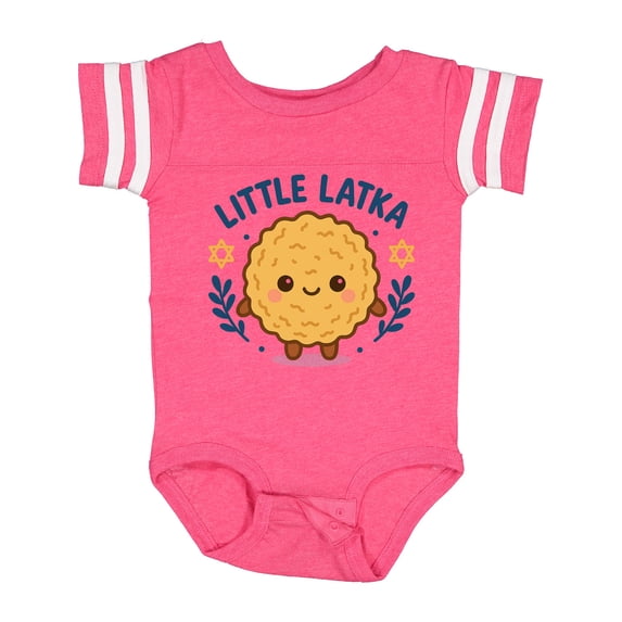 Inktastic Little Latka Cute Hanukkah Boys or Girls Baby Bodysuit