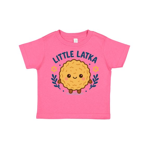 Inktastic Little Latka Cute Hanukkah Boys or Girls Toddler T-Shirt