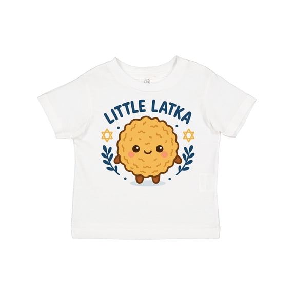 Inktastic Little Latka Cute Hanukkah Design Boys or Girls Toddler T-Shirt