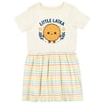 thumbnail image 1 of Inktastic Little Latka Cute Hanukkah Design Girls Toddler Dress, 1 of 5