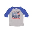 thumbnail image 1 of Inktastic Little Miss Firecracker Patriotic Girls Toddler T-Shirt, 1 of 5