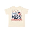 thumbnail image 1 of Inktastic Little Miss Firecracker Patriotic Girls Toddler T-Shirt, 1 of 5