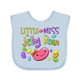 thumbnail image 1 of Inktastic Little Miss Jelly Bean Boys or Girls Baby Bib, 1 of 4