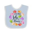 thumbnail image 1 of Inktastic Little Miss Jelly Bean Boys or Girls Baby Bib, 1 of 4