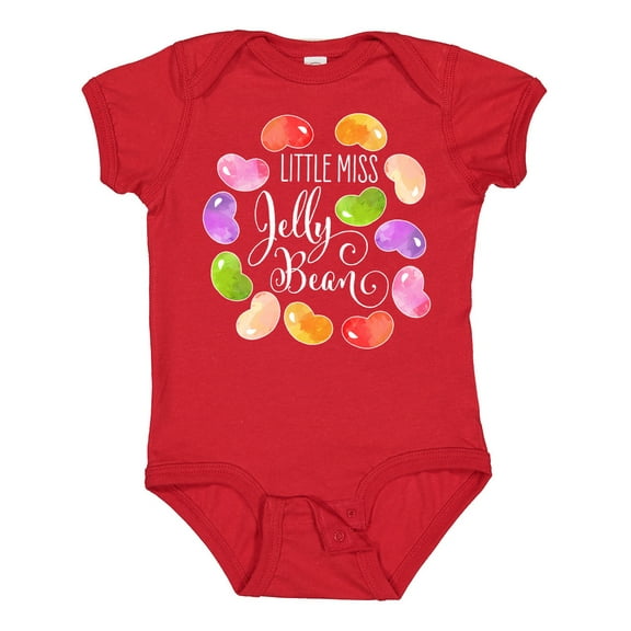 Inktastic Little Miss Jelly Bean Boys or Girls Baby Bodysuit