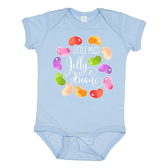 Inktastic Little Miss Jelly Bean Boys or Girls Baby Bodysuit