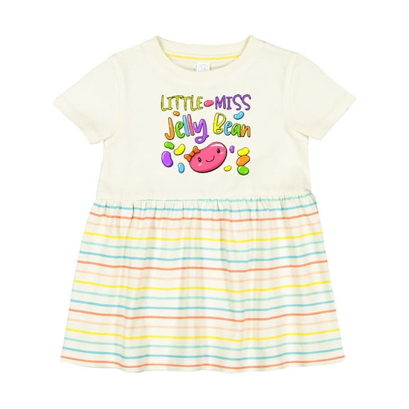 Inktastic Little Miss Jelly Bean Girls Baby Dress