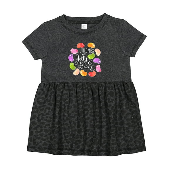 Inktastic Little Miss Jelly Bean Girls Baby Dress