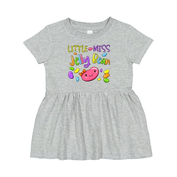 Inktastic Little Miss Jelly Bean Girls Baby Dress