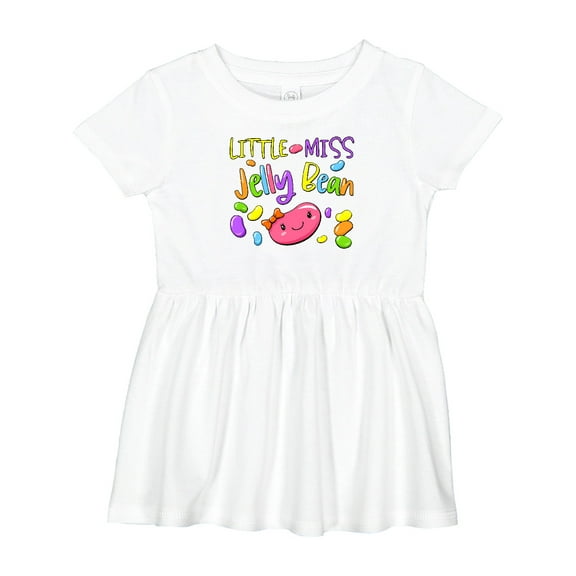 Inktastic Little Miss Jelly Bean Girls Baby Dress