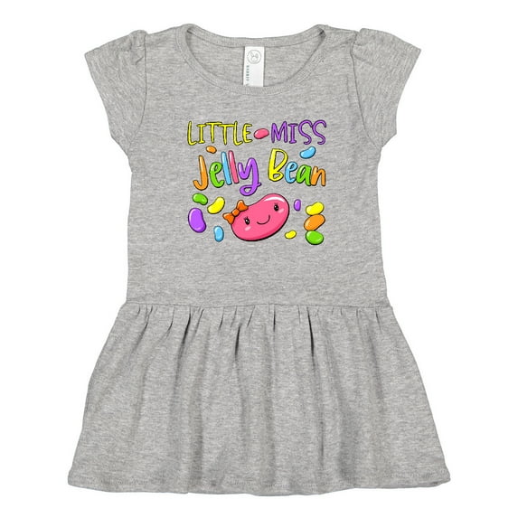 Inktastic Little Miss Jelly Bean Girls Toddler Dress