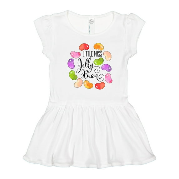 Inktastic Little Miss Jelly Bean Girls Toddler Dress