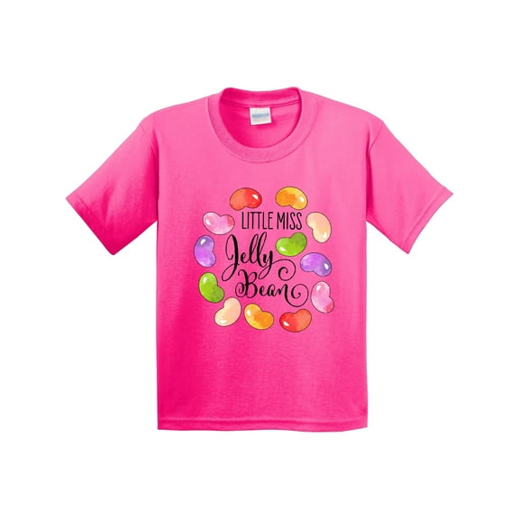 Inktastic Little Miss Jelly Bean Youth T-Shirt
