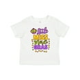 thumbnail image 1 of Inktastic Little Miss Mardi Gras with Crown and Dots Girls Toddler T-Shirt, 1 of 5