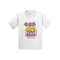 thumbnail image 1 of Inktastic Little Miss Mardi Gras with Crown and Dots Youth T-Shirt, 1 of 5