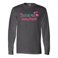 thumbnail image 1 of Inktastic Little Miss Sassy Pants, Hearts - Pink Blue Long Sleeve T-Shirt, 1 of 5