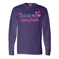 thumbnail image 1 of Inktastic Little Miss Sassy Pants, Hearts - Pink Blue Long Sleeve T-Shirt, 1 of 5