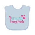 thumbnail image 1 of Inktastic Little Miss Sassy Pants, Sassy, Sassy Girl, Hearts Girls Baby Bib, 1 of 4