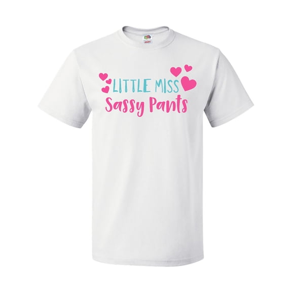 Inktastic Little Miss Sassy Pants, Sassy, Sassy Girl, Hearts T-Shirt