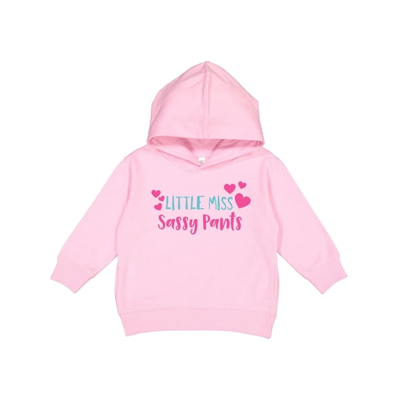 Inktastic Little Miss Sassy Pants, Sassy, Sassy Girl, Hearts Toddler Hoodie