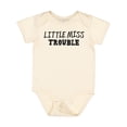 thumbnail image 1 of Inktastic Little Miss Trouble Girls Baby Bodysuit, 1 of 5