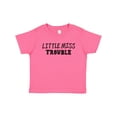 thumbnail image 1 of Inktastic Little Miss Trouble Girls Baby T-Shirt, 1 of 5