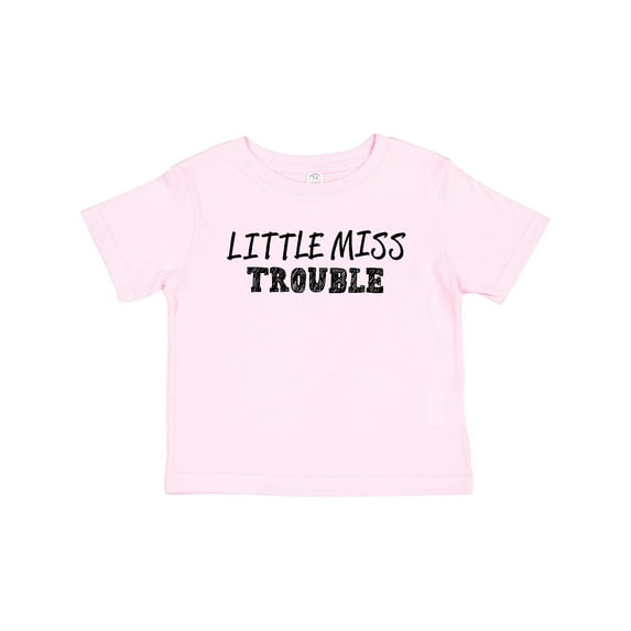 Inktastic Little Miss Trouble Girls Baby T-Shirt