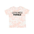 thumbnail image 1 of Inktastic Little Miss Trouble Girls Toddler T-Shirt, 1 of 5