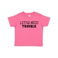 thumbnail image 1 of Inktastic Little Miss Trouble Girls Toddler T-Shirt, 1 of 5
