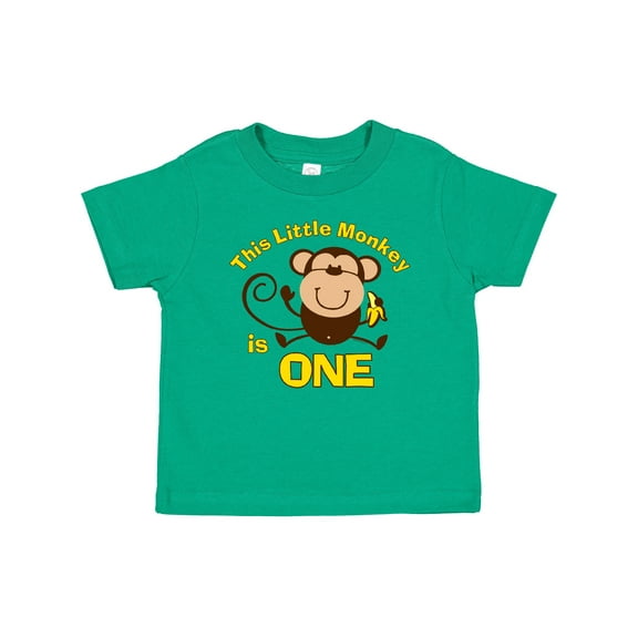 Inktastic Little Monkey 1st Birthday Boy Boys or Girls Baby T-Shirt