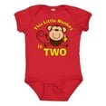 thumbnail image 1 of Inktastic Little Monkey 2nd Birthday Boy Boys Baby Bodysuit, 1 of 5