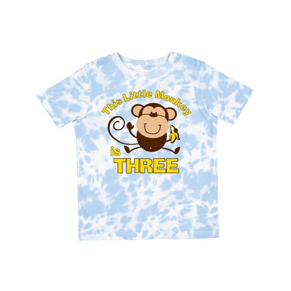 Inktastic Little Monkey 3rd Birthday Boy Boys Toddler T-Shirt