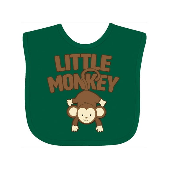 Inktastic Little Monkey Boys or Girls Baby Bib