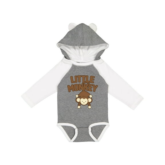 Inktastic Little Monkey Boys or Girls Long Sleeve Baby Bodysuit