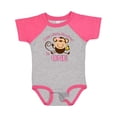 thumbnail image 1 of Inktastic Little Monkey Girl 1st Birthday Girls Baby Bodysuit, 1 of 5