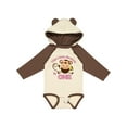 thumbnail image 1 of Inktastic Little Monkey Girl 1st Birthday Girls Long Sleeve Baby Bodysuit, 1 of 5