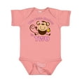 thumbnail image 1 of Inktastic Little Monkey Girl 2nd Birthday Girls Baby Bodysuit, 1 of 5