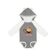 thumbnail image 1 of Inktastic Little Monkey Girl 2nd Birthday Girls Long Sleeve Baby Bodysuit, 1 of 5