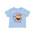 thumbnail image 1 of Inktastic Little Monkey Girl 4th Birthday Girls Toddler T-Shirt, 1 of 5