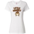 thumbnail image 1 of Inktastic Little Monkey Women's T-Shirt, 1 of 5